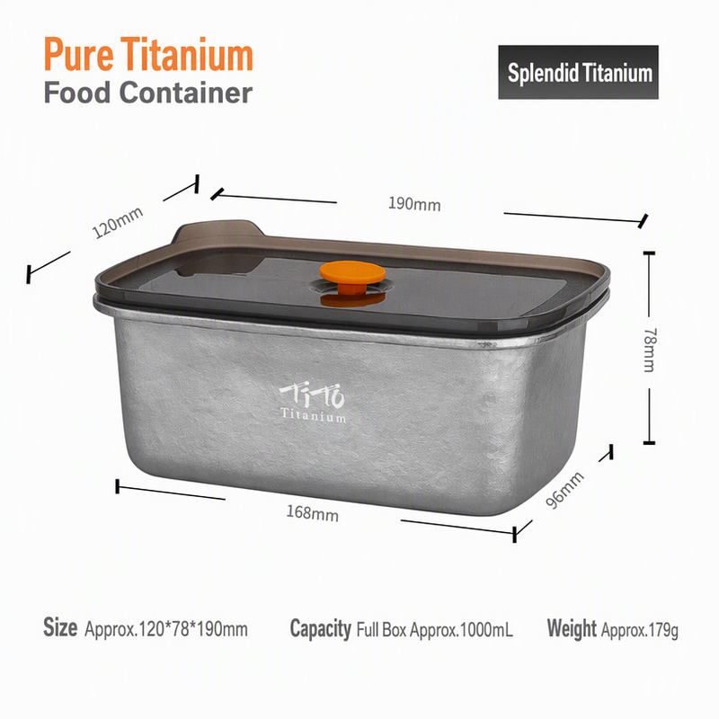 Wholesale Titanium Food Pan 1000ml Bulk Rectangular Pans for Bakery Production Lines Stadium Concession Stands and Salad Bars