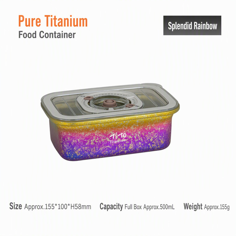 Titanium Charcuterie Box 500ml Gold Rim Fade Clear Lid Serving Tray for Grazing Tables Wine Bars and Village Harvest Picnics