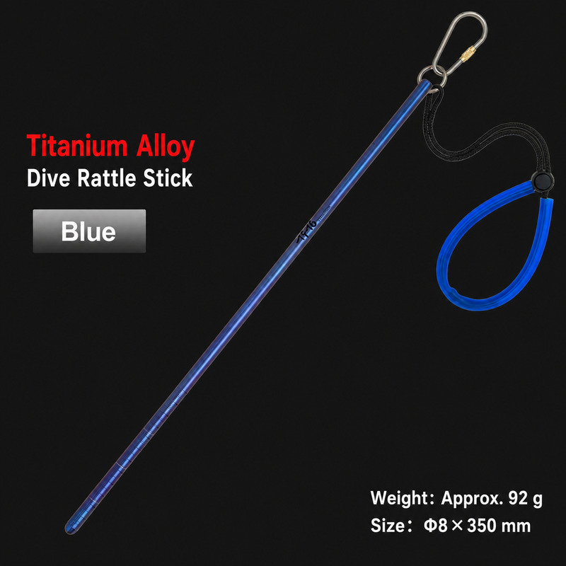 Blue Titanium Alloy Marine Life Pointer 350Mm For Local Dive Guides