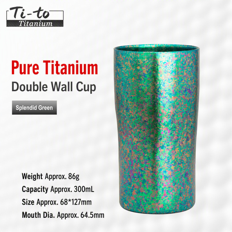Emerald Green Titanium Mug Crystalline Private Label For Kitchen Shops