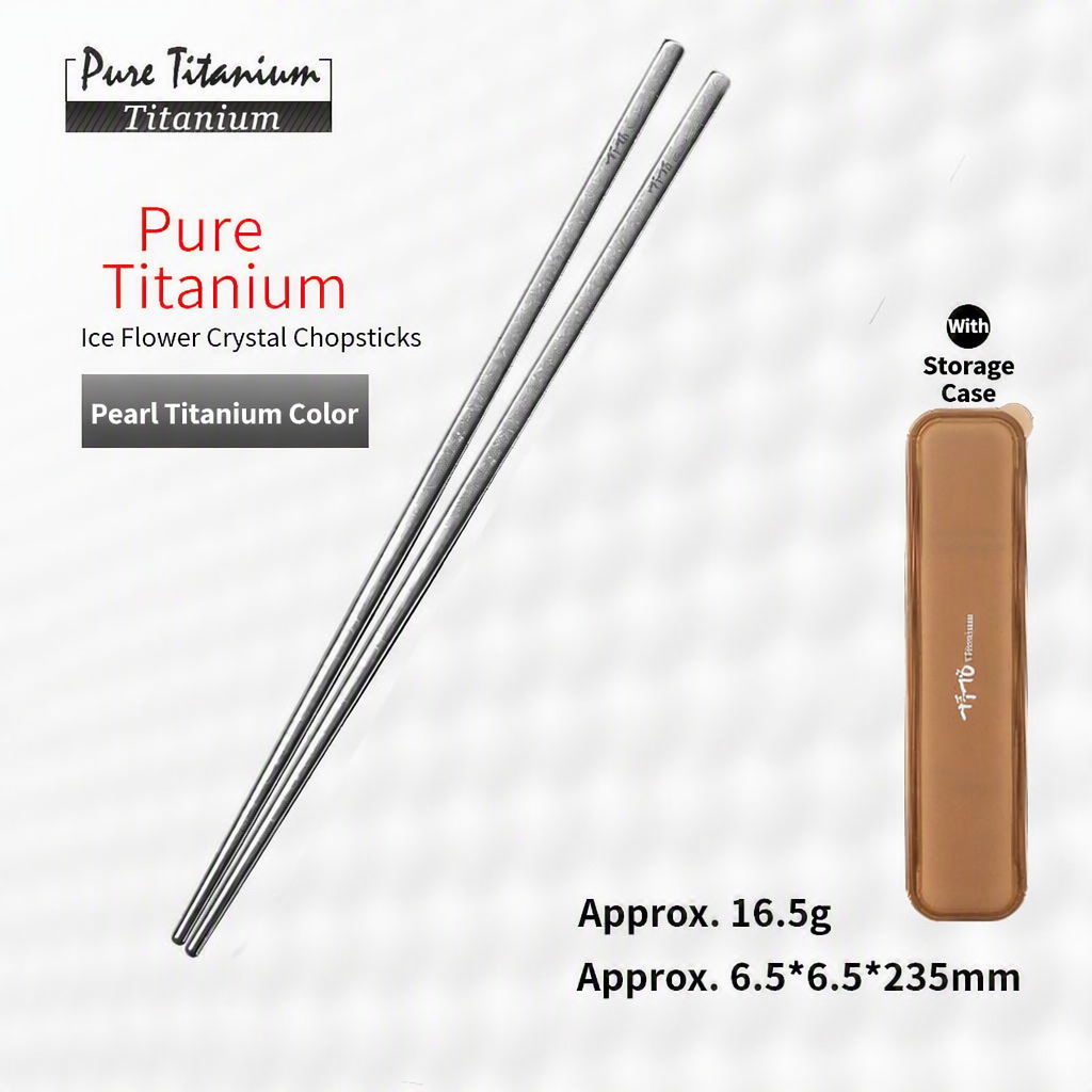 Crystal Titanium Chopsticks 235mm (Natural)